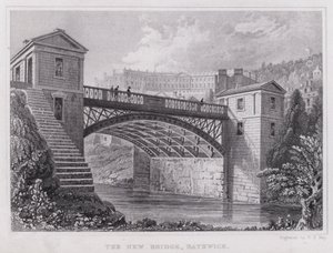 The New Bridge, Bathwick by Thomas Hosmer Shepherd