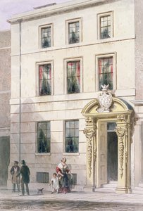 The New Front of Painter Stainers Hall, 1850