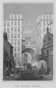 The Regent Bridge by Thomas Hosmer Shepherd