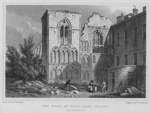 The Ruins of Holyrood Chapel, Edinburgh