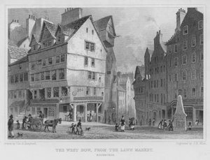 The West Bow, from the Lawn Market, Edinburgh