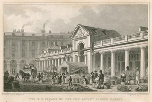 The North West Facade of the New Covent Garden Market, London