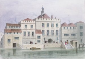 View of Old Fishmongers Hall, 1650 by Thomas Hosmer Shepherd