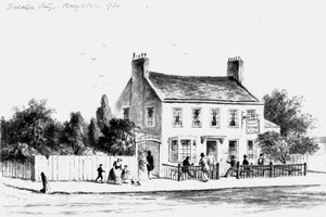 View of the Yorkshire Stingo Public House in Paddington by Thomas Hosmer Shepherd