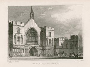 Westminster Hall by Thomas Hosmer Shepherd