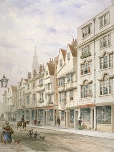 Wych Street, Westminster, London, c. 1850 by Thomas Hosmer Shepherd