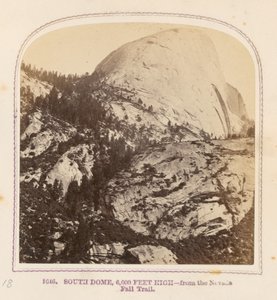 South Dome, 6,000 Feet High - from the Nevada Fall Trail by Thomas Houseworth