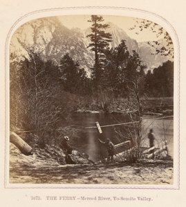 The Ferry - Merced River, Yosemite Valley by Thomas Houseworth