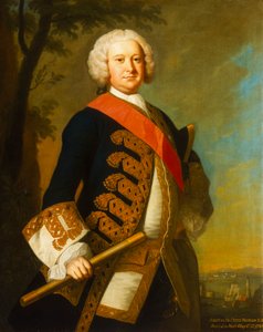 Admiral Sir Peter Warren by Thomas Hudson