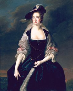 Lady Frances Courtenay, c.1741 by Thomas Hudson