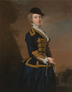 Portrait of a Young Woman of the Fortesque Family of Devon by Thomas Hudson