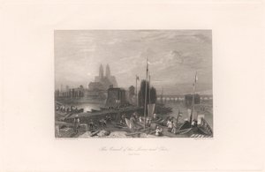 Canal of the Loire and Cher, Near Tours by Thomas Jeavons