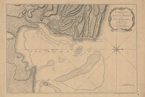 An Authentic Plan of the Town and Harbour of Cap-François in the Isle of St. Domingo by Thomas Jefferys