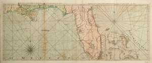 Map of Florida by Thomas Jefferys