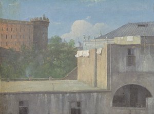 Buildings in Naples with the North-East Side of Castel Nuovo