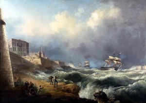 View of Entrance to Grand Harbour by Thomas L. Hornbrook