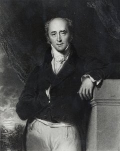 Portrait of the Right Honourable Charles Grey, Earl Grey (1764-1845) engraved by J. Cochran by Thomas Lawrence