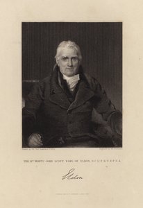The Right Honourable John Scott Earl of Eldon by Thomas Lawrence