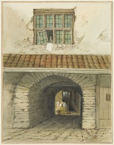 Passage Archway off Marsh Street behind House by Thomas Leeson the Elder Rowbotham