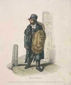 Matt Seller Carrying His Wares on His Shoulder by Thomas Lord Busby