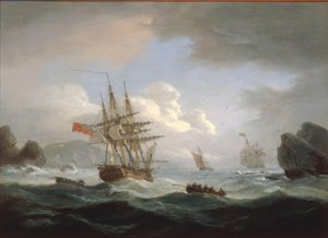 Plymouth Sound by Thomas Luny