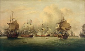 The Battle of the Dogger Bank, 5 August 1781 by Thomas Luny