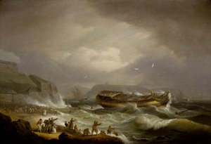 The Shipwreck of an East India Company Trading Ship 