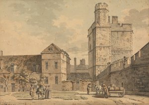 Winchester Tower, Windsor Castle by Thomas Malton