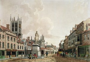 The Market Place, Hull, Looking North by Thomas Malton Jnr.