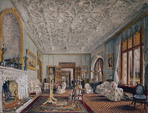 Drawing Room in the Gothic Style