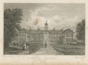 People in the Grounds of Morden College by Thomas Mann Baynes