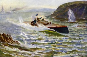 The Motor Scout by Thomas Marie Madawaska Hemy