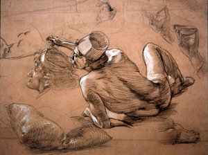 Reclining Male Nude, c.1880
