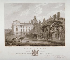 Old Palace Yard, Westminster, London, 1796