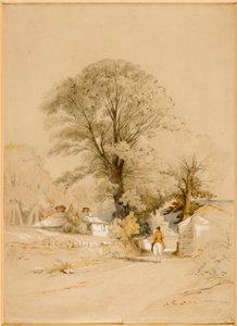 Landscape Lane with Horseman
