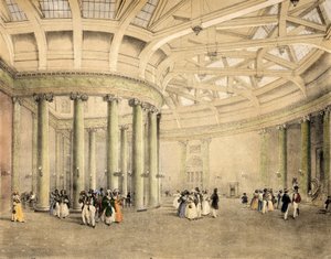 Central Exchange, News Room, c.1838 by Thomas Miles Richardson
