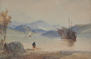 Scottish Loch by Thomas Miles Richardson