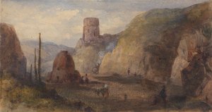 Rocky Landscape with Fort