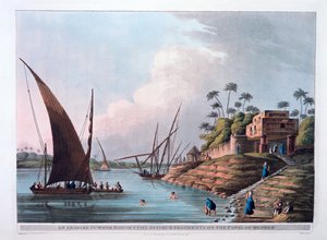 Arabian Summer House on the Canal of Menouf, Egypt, 1801