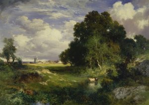A Midsummer Day, East Hampton, Long Island by Thomas Moran