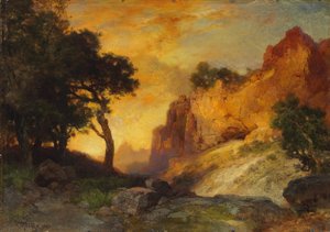 A Side Canyon, Grand Canyon, Arizona, 1905 by Thomas Moran