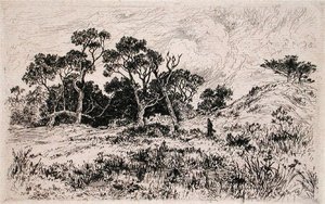 A Southerly Wind and a Cloudy Sky Proclaim it a Hunting Morning by Thomas Moran