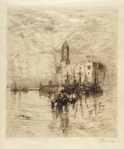 Castle of San Juan de Ulúa, Veracruz by Thomas Moran