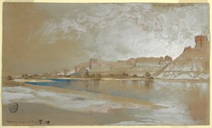 Green River from the Ferry, Wyoming Territory, September 11, 1889 by Thomas Moran