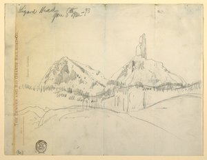 Drawing, Lizard Head, Colorado