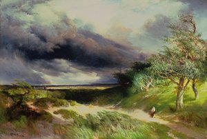 East Hampton, Long Island, Sand Dunes, 1892 by Thomas Moran