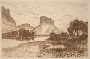 Green River, Wyoming Territory by Thomas Moran