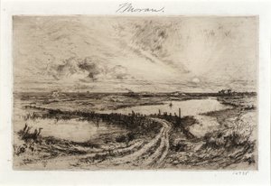 Hook Pond and Old Bridge by Thomas Moran