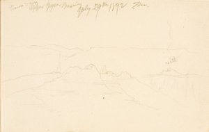 Lioness and Cubs, Upper Geyser Basin by Thomas Moran