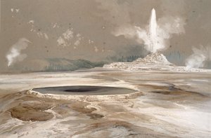 Morning Glory Pool by Thomas Moran